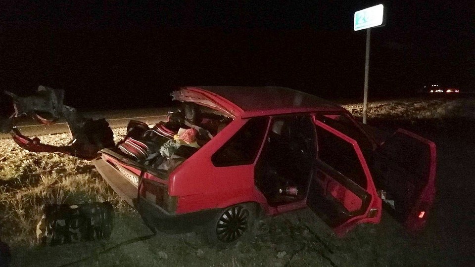 Фото с места ДТП.