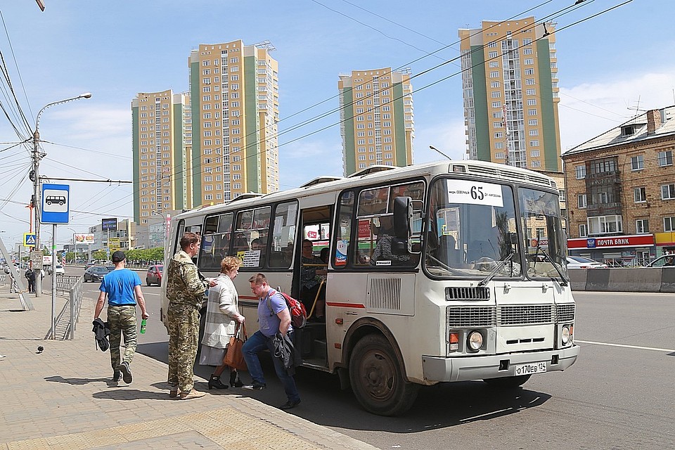 В Красноярске проверили городские автобусы на предмет загрязнения воздуха