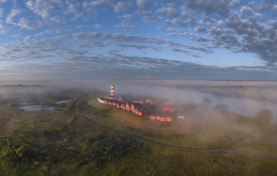 Фото Олега БУЦКОГО: вид на «Рыбацкую деревню» с воздуха