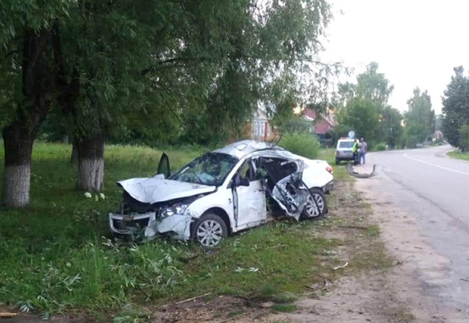 Фото с места ДТП.