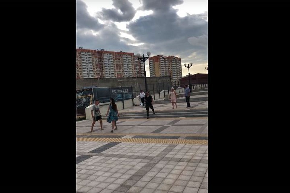 Фото: скриншот из видео, снятого очевидцами