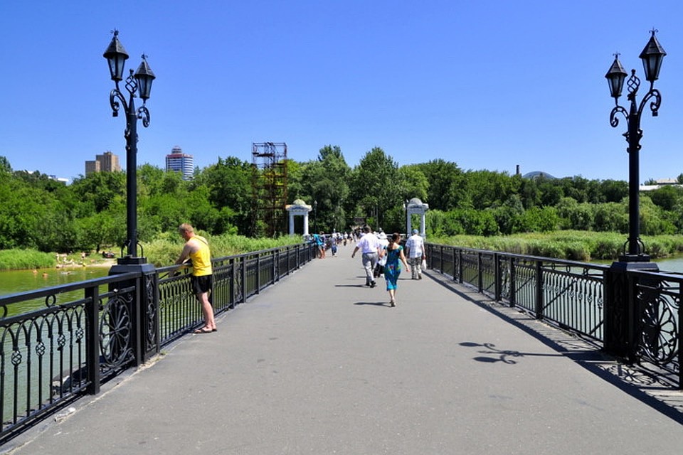 В Донецк на короткое время вернулась жаркая летняя погода