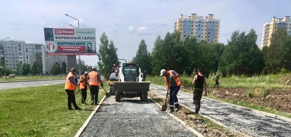 В Тобольске появится новая велодорожка. Фото - пресс-служба администрации города Тобольска.