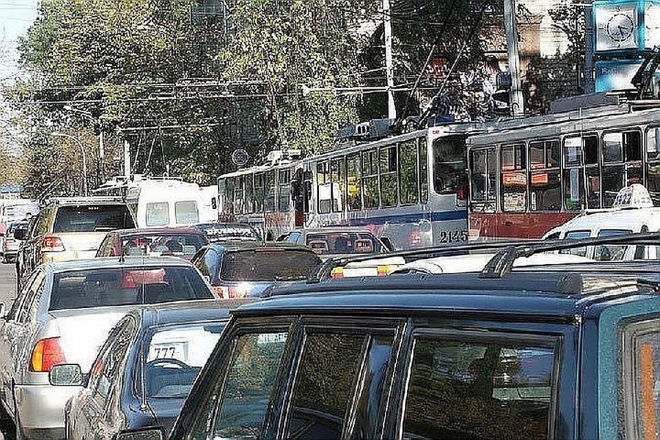 С утра в столице опять пробки!