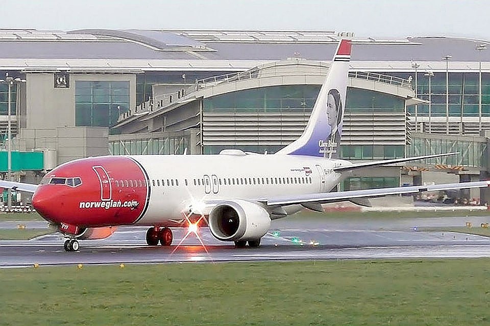 Норвежская авиакомпания Norwegian приняла решение больше не выполнять трансатлантические рейсы на Boeing 737 MAX. Фото: YouTube