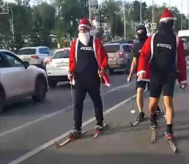 Вот такие необычные гости гуляли 14 августа по Самаре.