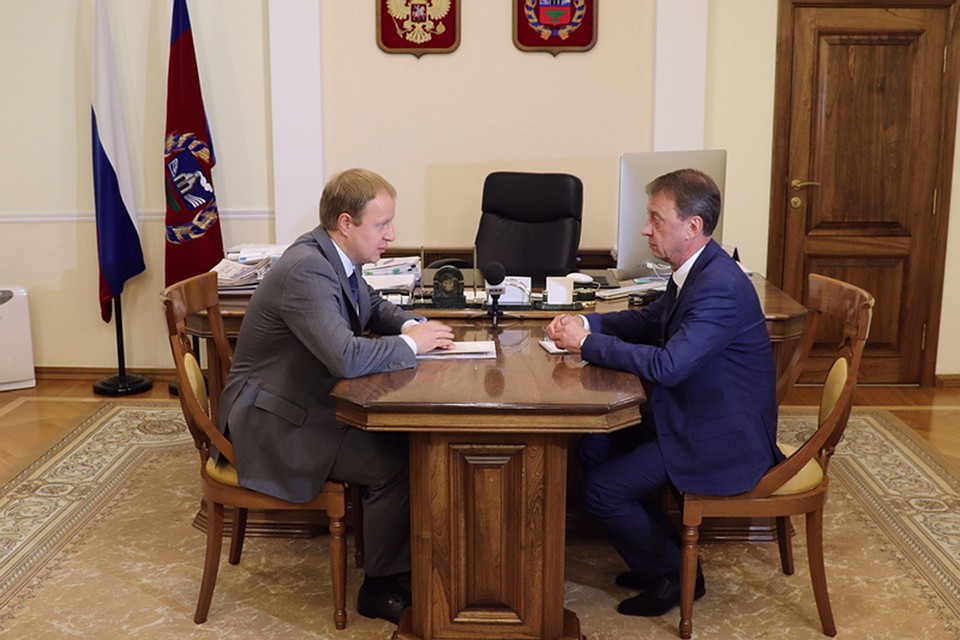 Встреча Виктора Томенко и Вячеслава Франка