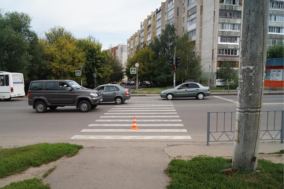 В Орле водитель «Тойоты» сбил 79-летнюю женщину. Фото: УГИББД УМВД России по Орловской области