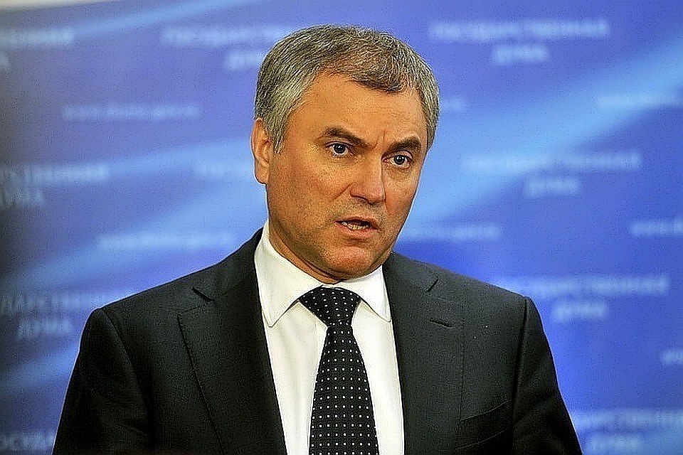 Спикер Госдумы Вячеслав Володин