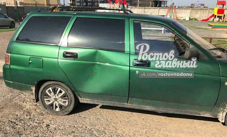 На дверях авто - большая вмятина. Фото: соцсети