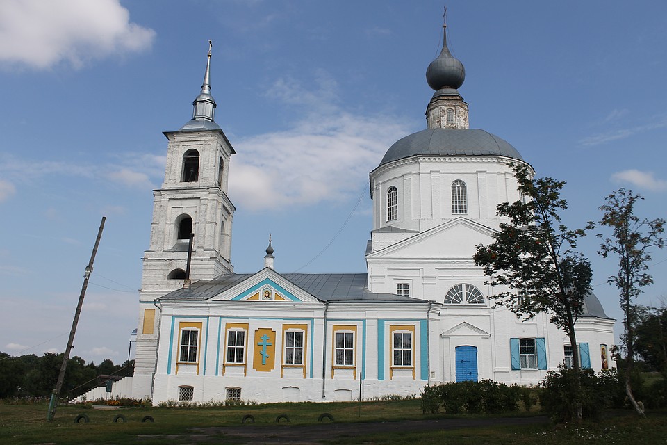 Свято-Покровский храм в селе Лыково Юрьев-Польского района