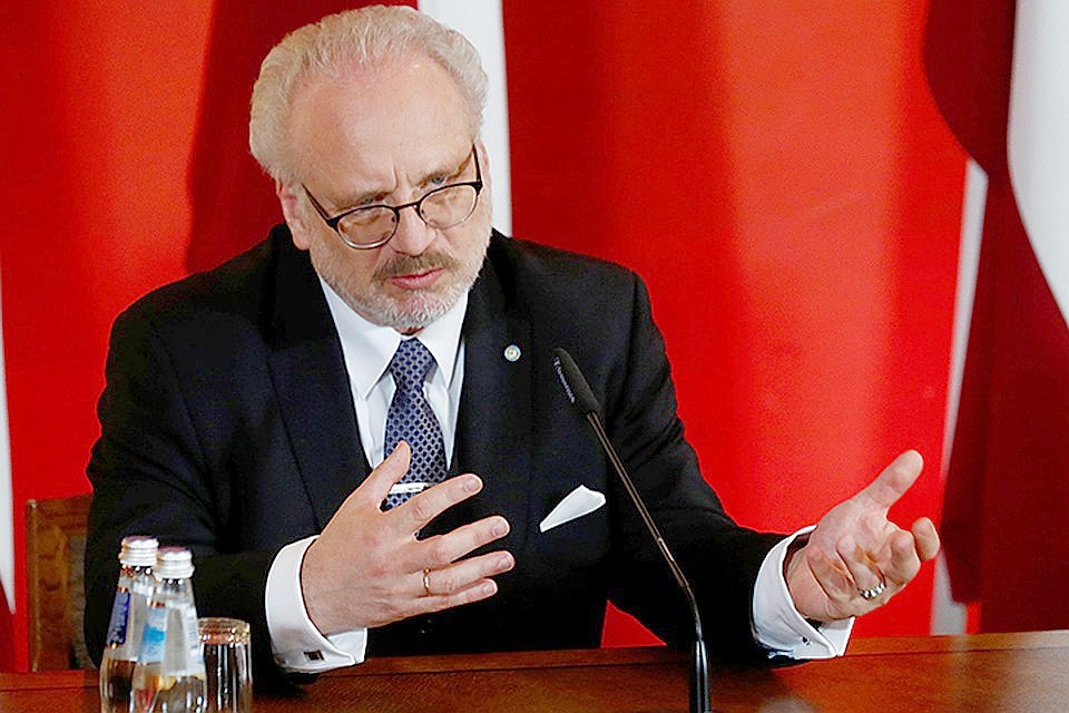 Президент Латвии Эгилс Левитс.