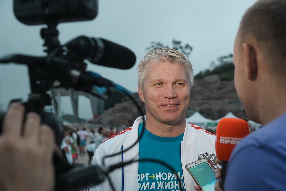 Министр спорта России, олимпийский чемпион по фехтованию Павел Колобков. Фото: photo.roscongress.org