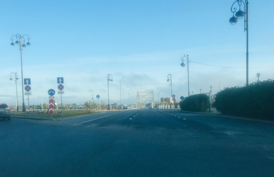 Старый мост Челюскинцев открыли в Тюмени. Фото - Данил Николаев.
