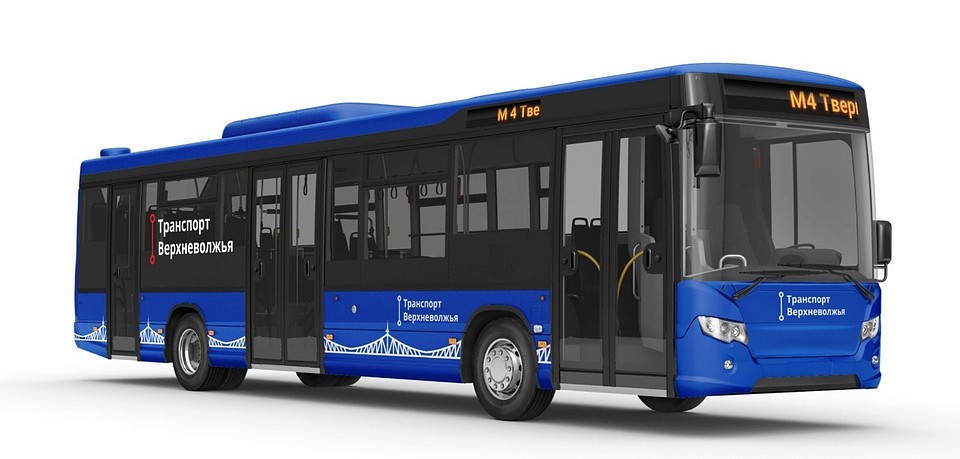 Вот так будут выглядеть новые автобусы Фото: пресс-служба правительства Тверской области