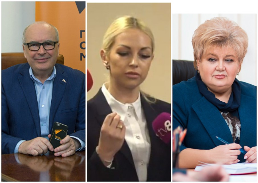 Владимир Новосадюк, Марина Таубер и Регина Апостолова.