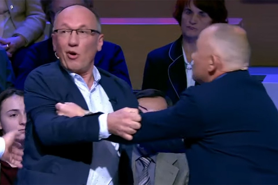 В батле схлестнулись украинский журналист Андрей Метлев и телеведущий Артем Шейнин