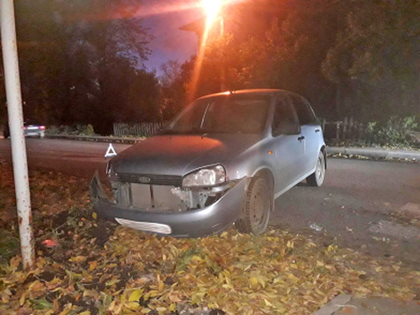 Автоледи на "Калине" получила травмы