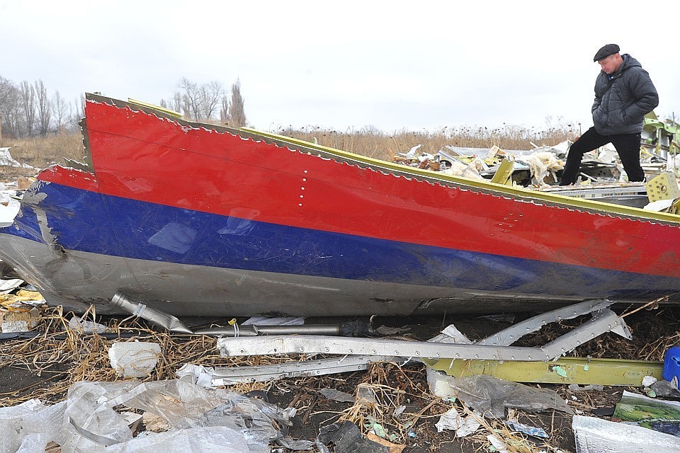 Боинг упал над территорией ДНР в 2014 году