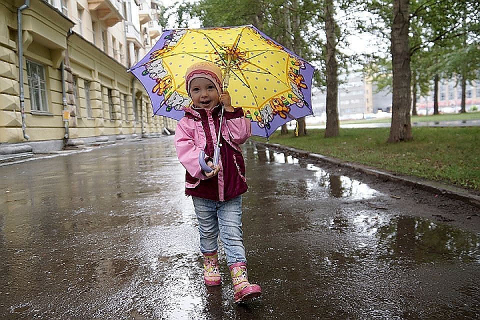 Отправляясь на прогулку, не забывайте захватить с собой зонт
