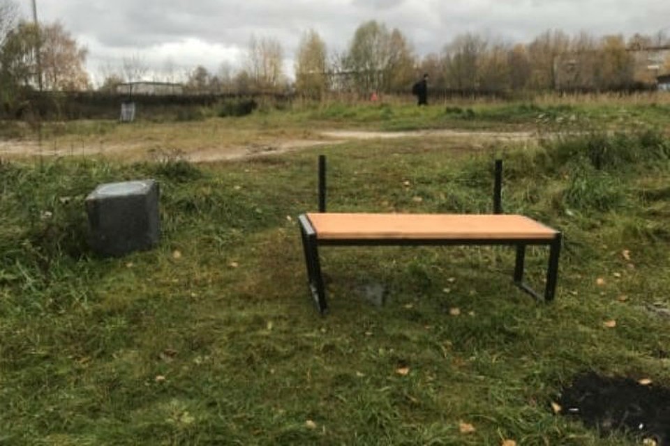 На Автозаводе вандалы разгромили дождевой сад. ФОТО: Институт Урбанистики НН.