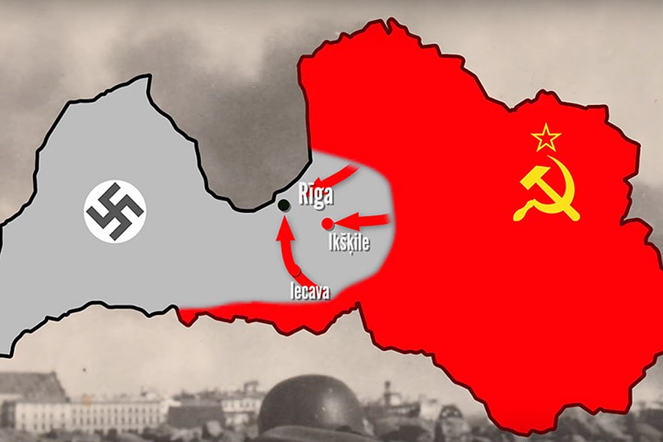 Минобороны Латвии утверждает, что советские войска Ригу не освобождали. Фото: кадр Youtube