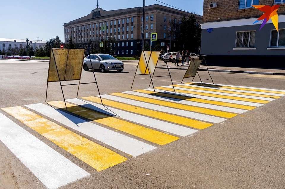 В Орле проверят качество светоотражающей разметки на дорогах