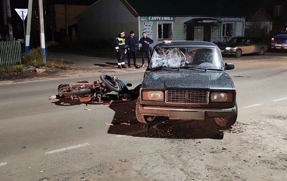 Фото с места ДТП.