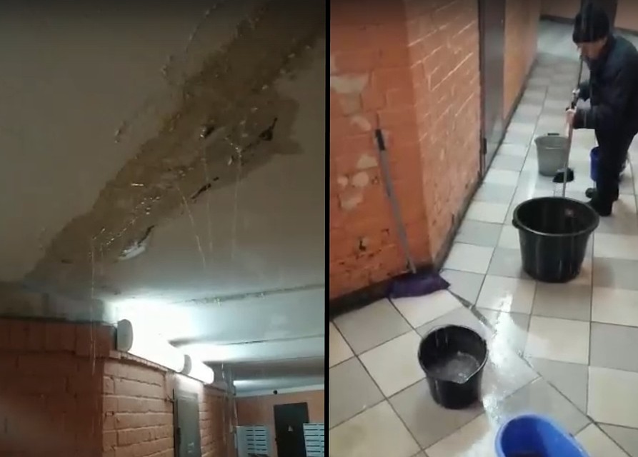 Чтобы устранить последствия потопа, нужны не одни руки. Фото: vk.com/spb_today