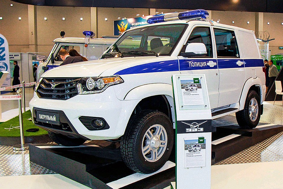 Полицейский «УАЗ Патриот» для патрулирования улиц. Фото: uaz.ru