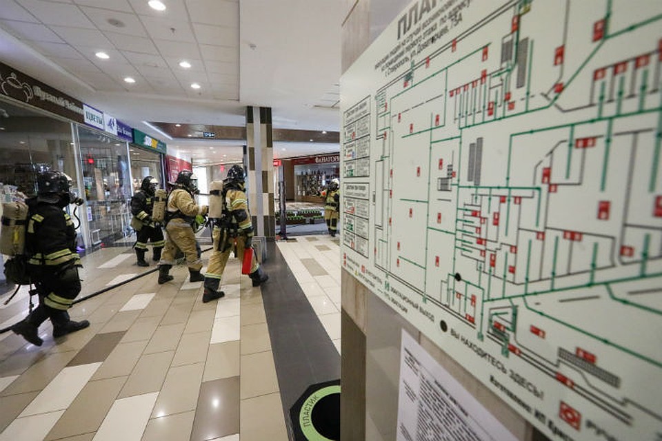 В магазине не была обеспечена безопасность эвакуации в случае возгорания