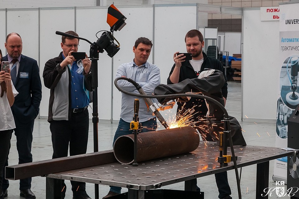 В Красноярске проходит выставка «Металлообработка и сварка-2019». Фото: Красноярская ярмарка, МВДЦ "Сибирь".