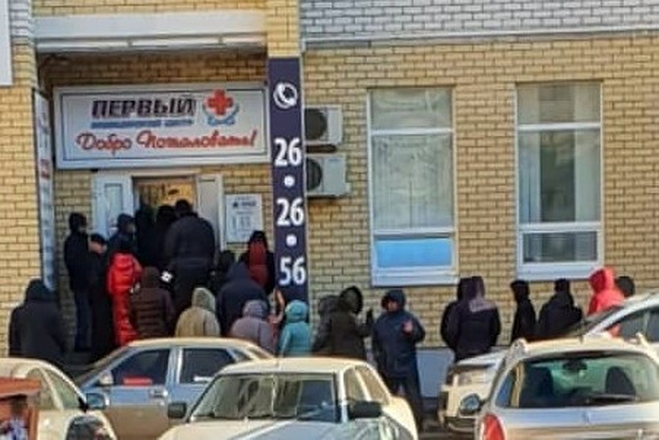 тамбовчане выстроились в очереди
