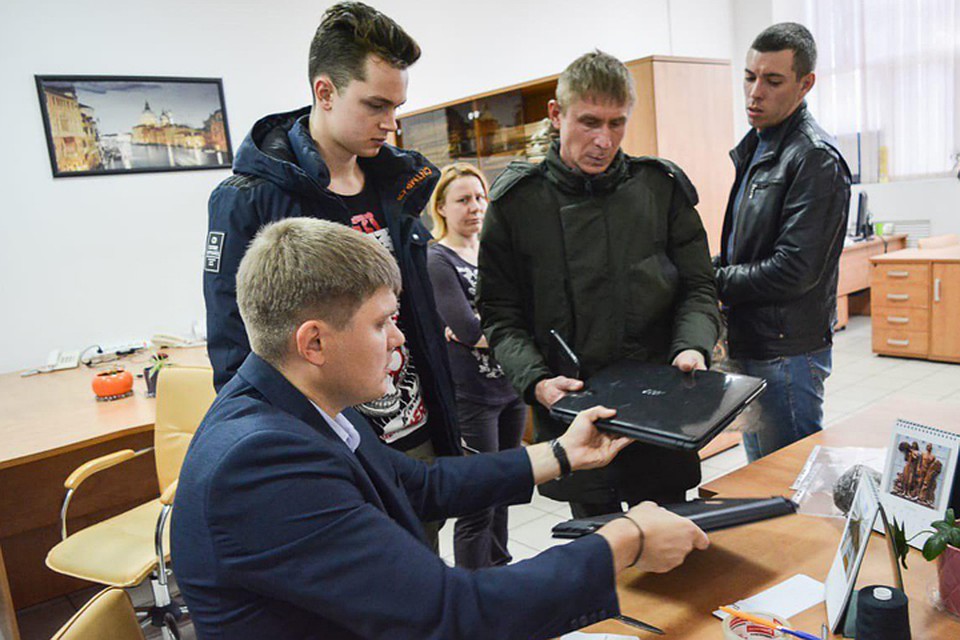 Обыск в редакции «Юг Times». Фото: «Юг Times»