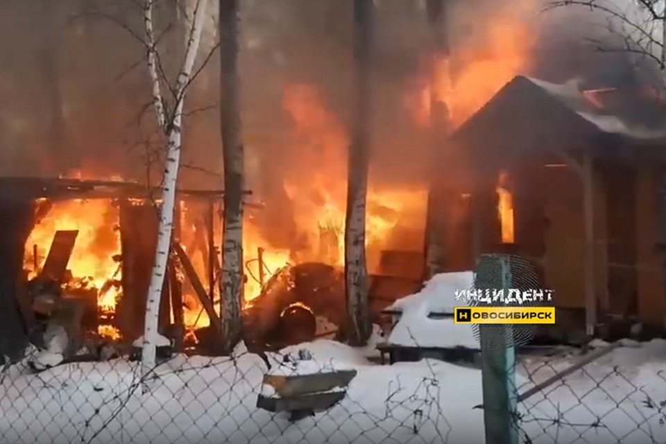 Мужчина погиб на своей даче, на которой жил круглый год. Фото: стоп-кадр
