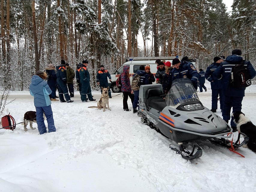 Волонтеры работают совместно с полицией и спасателями