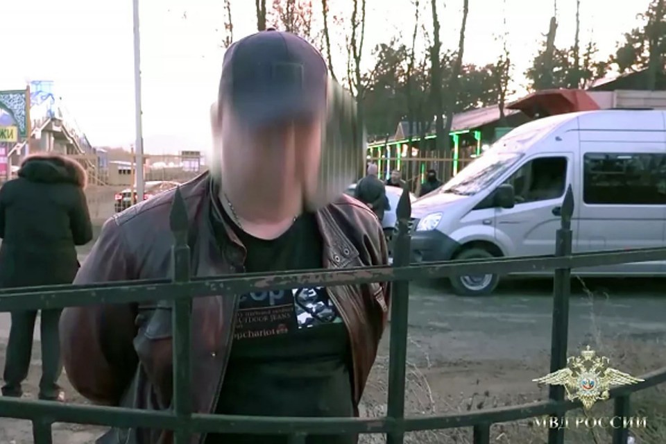 Кадры задержания. Фото: пресс-служба МВД России