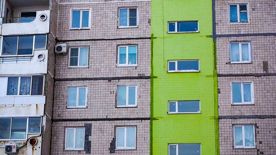 Дом, в котором жила семья Гавриловых в Комсомольске