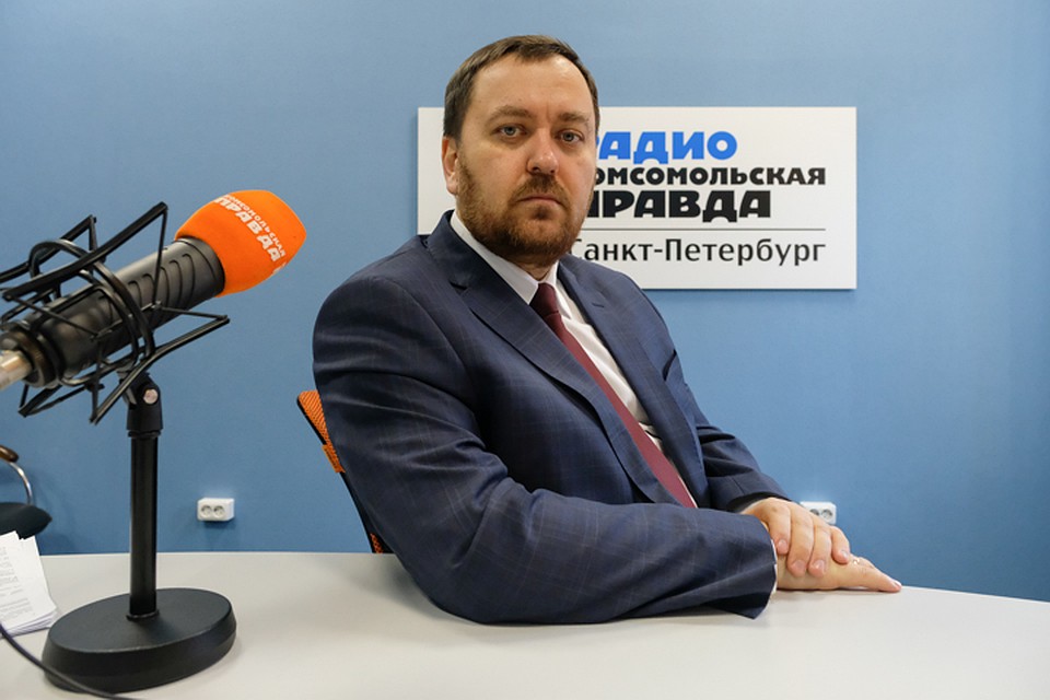 Александр Гаврилов в студии радио «Комсомольская Правда в Петербурге», 92.0 FM