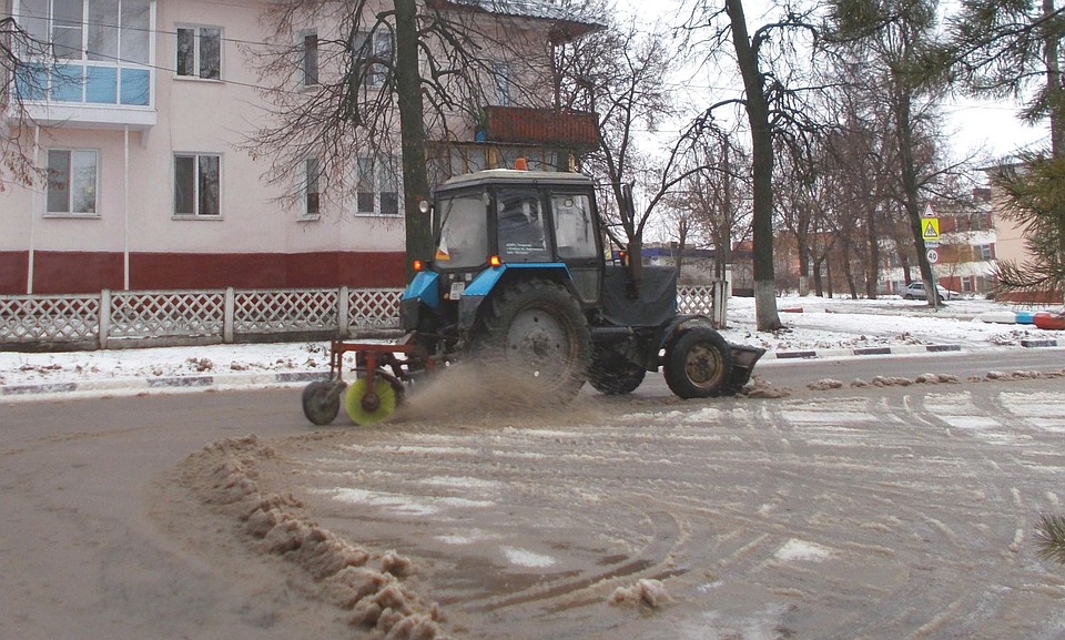За минувшую неделю с тульских улиц убрано около трех тысяч кубометров снега