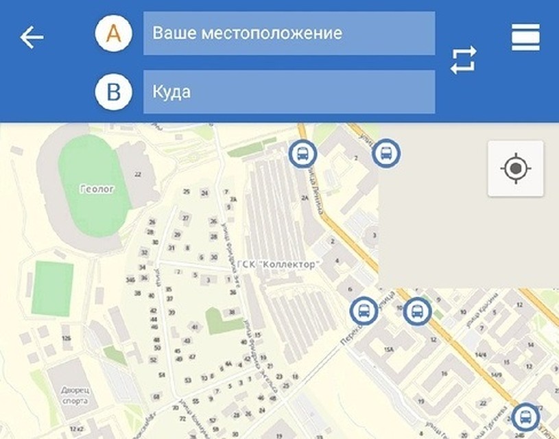 В «Тюмень. Транспорт» теперь можно построить маршрут движения.