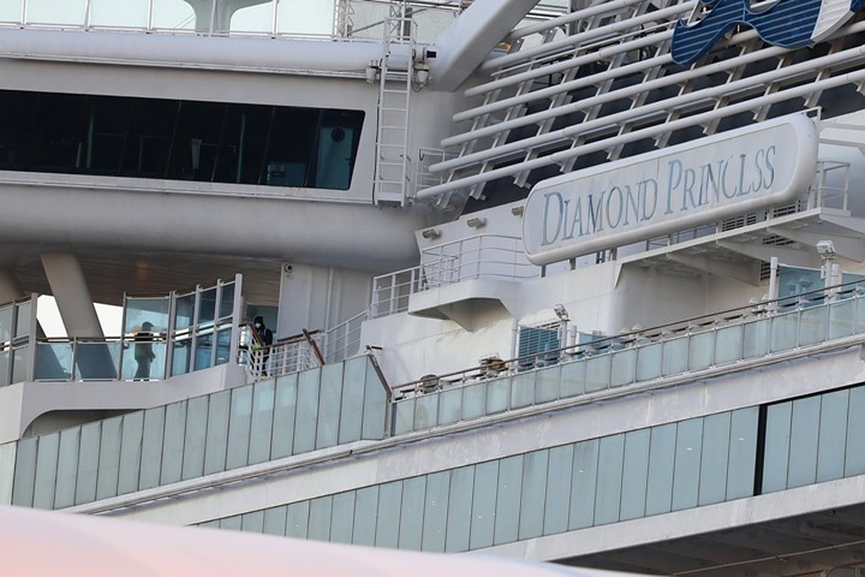Коронавирус обнаружен у 174 пассажиров круизного судна Diamond Princess, наших соотечественников среди заболевших нет