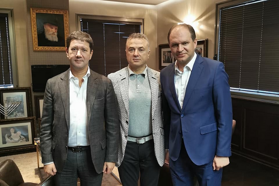 Ион Чебан, Михаил Мирилашвили ( в центре). Фото aif.md
