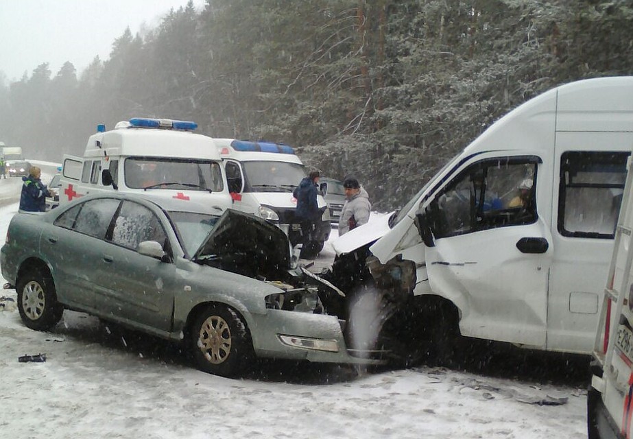 Фото с места аварии.