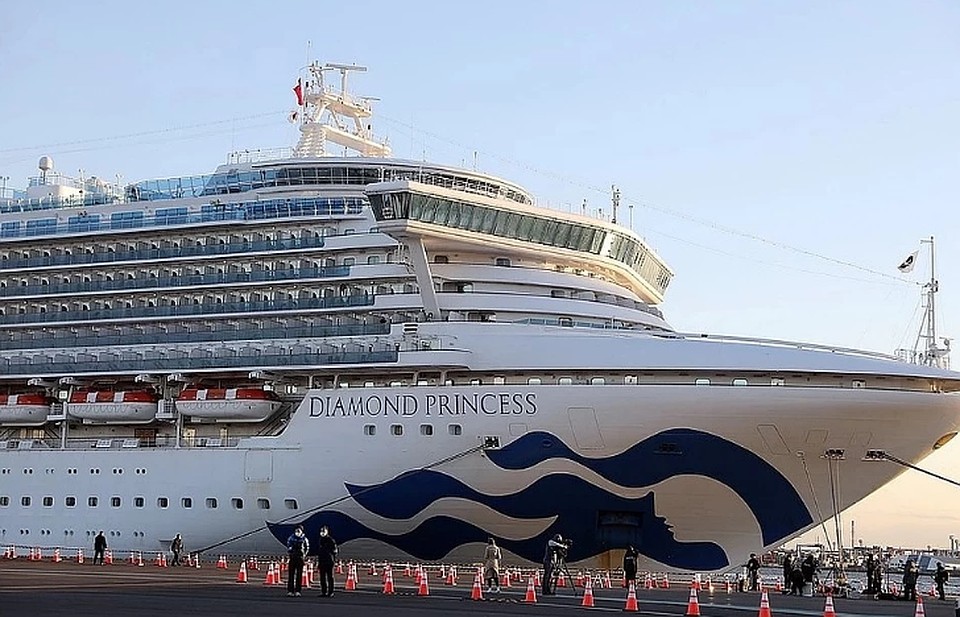 У троих россиян с корабля Diamond Princess подтвержден коронавирус нового типа