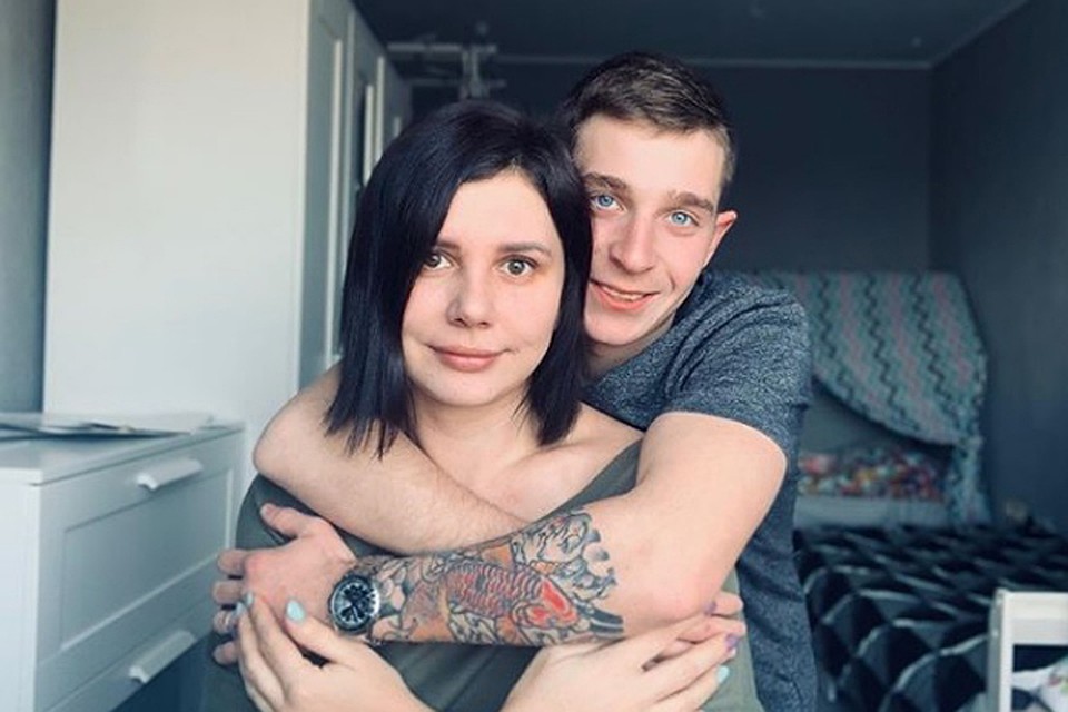 Марина со своим возлюбленным Владимиром