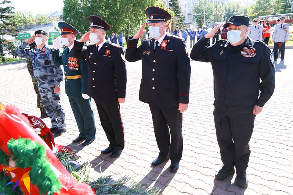 День Победы в Барнауле 9 мая 2020 года. Фото: Олег УКЛАДОВ