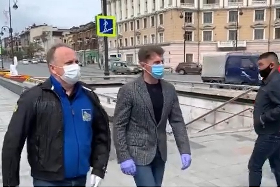 Олег Гуменюк и Олег Кожемяко. Источник: инстаграм губернатора Приморья