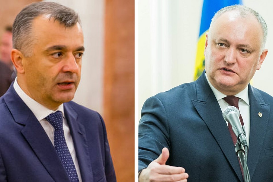 Ион Кику и Игорь Додон.