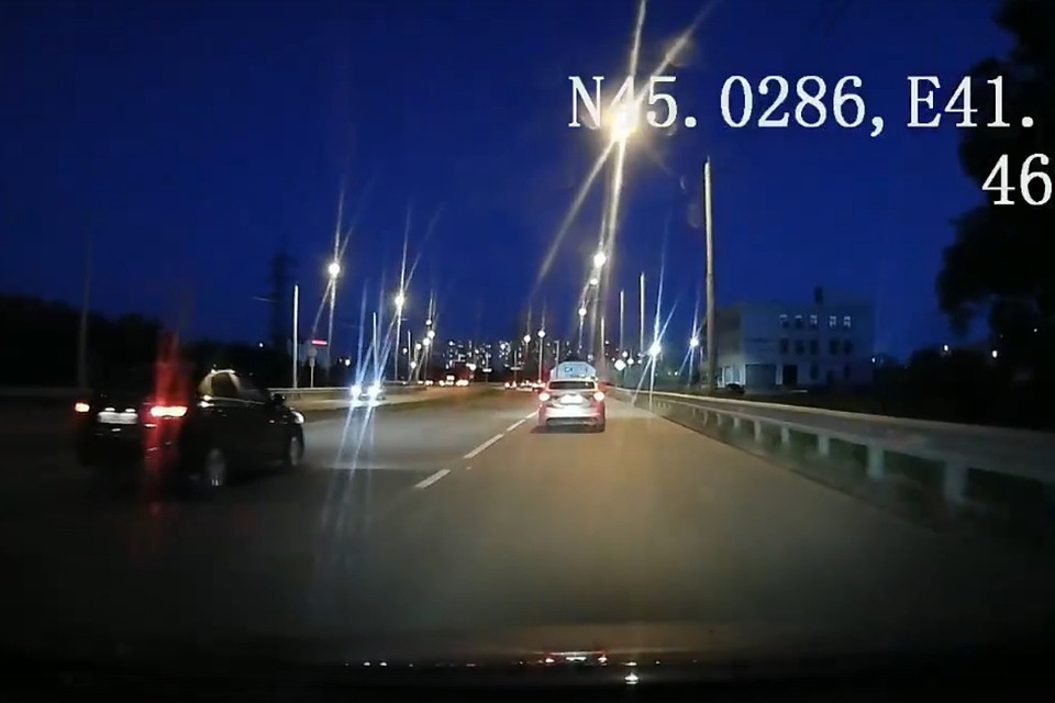 Падение болида, традиционно, попало в объектив видеорегистратора